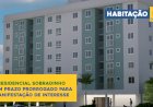 Codhab-DF - Residencial Sobradinho novo prazo para manifestação de interesse