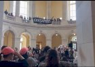 Protesto no Capitólio pedem cessar-fogo entre Israel e Hamas